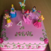 Super disney princess themed cake by Baked West Bridgford