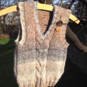 Adorable knitted tank top by Ginny Rawson